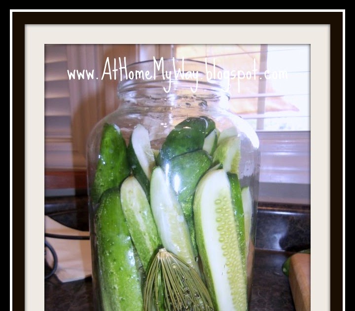 At Home My Way Best Dill Pickles EVER! (Just like Clausen) (Easy no