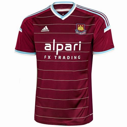 Jersey Terbaru West Ham United 2014/2015 Dirilis | Toko Jersey Online