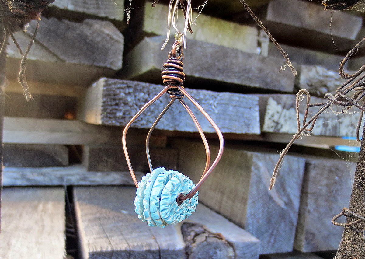 Art Bead Scene Blog Tutorial TuesdaySwinging Spinning Disk Earrings