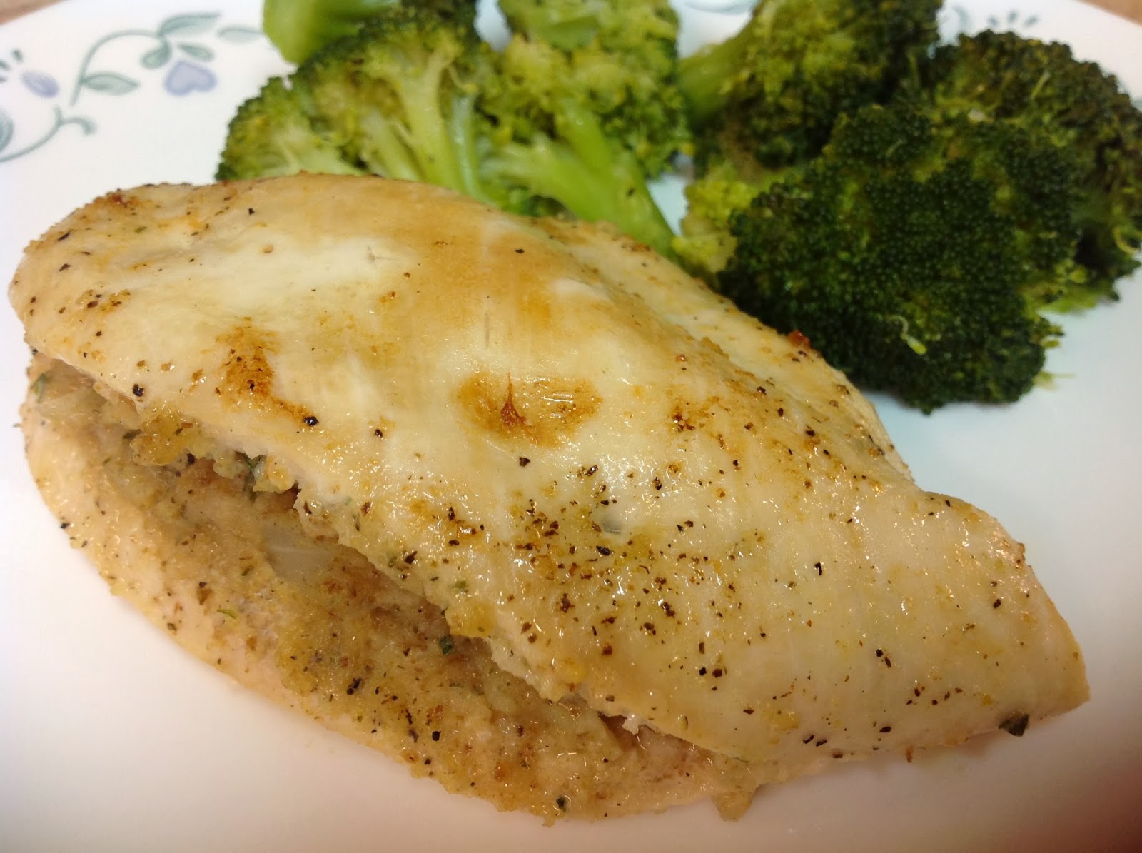 THE SERENDIPITY BISTRO: Baked Chicken with Herb Stuffing