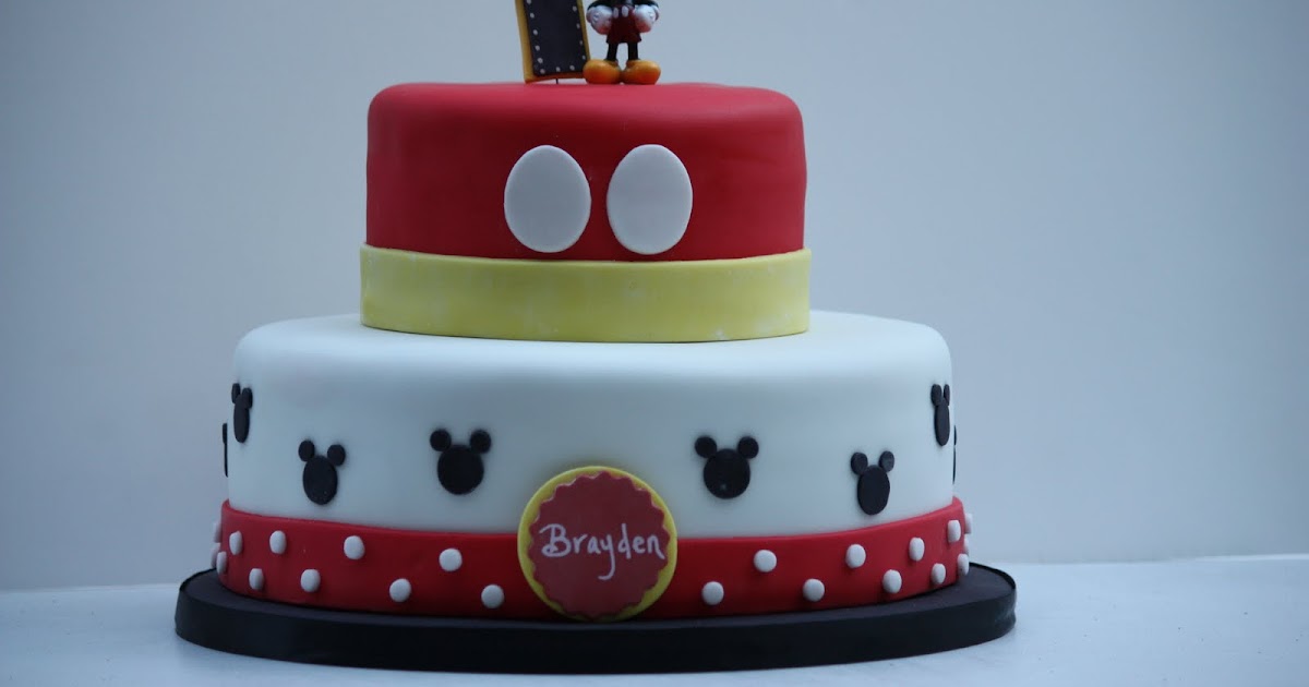 Whimsical by Design: Mickey Mouse Birthday Cake