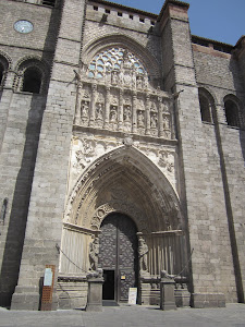 la catedral en Ávila