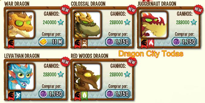 Dragon City: como conseguir todos os dragões elementais por cruzamento