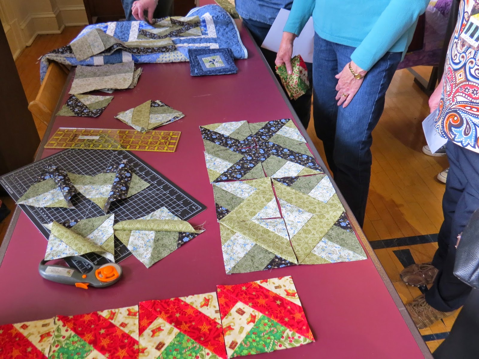 Museum Quilt Guild: November was Demo Derby day!