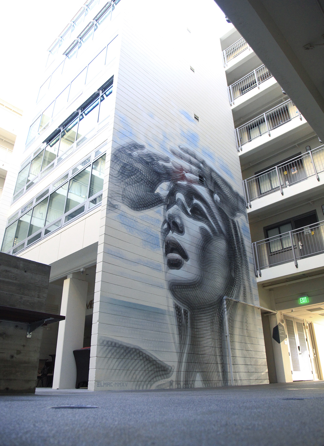 MAC ART "Enduring Spell" New mural for the University of California