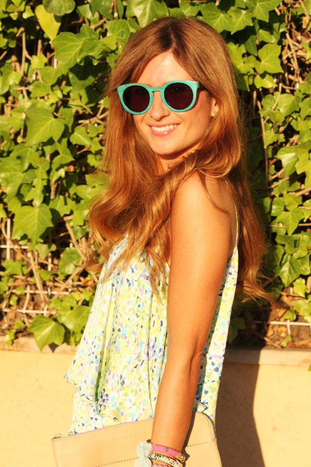 BLOG DE MODA Y LIFESTYLE TURQUOISE SUNGLASSES