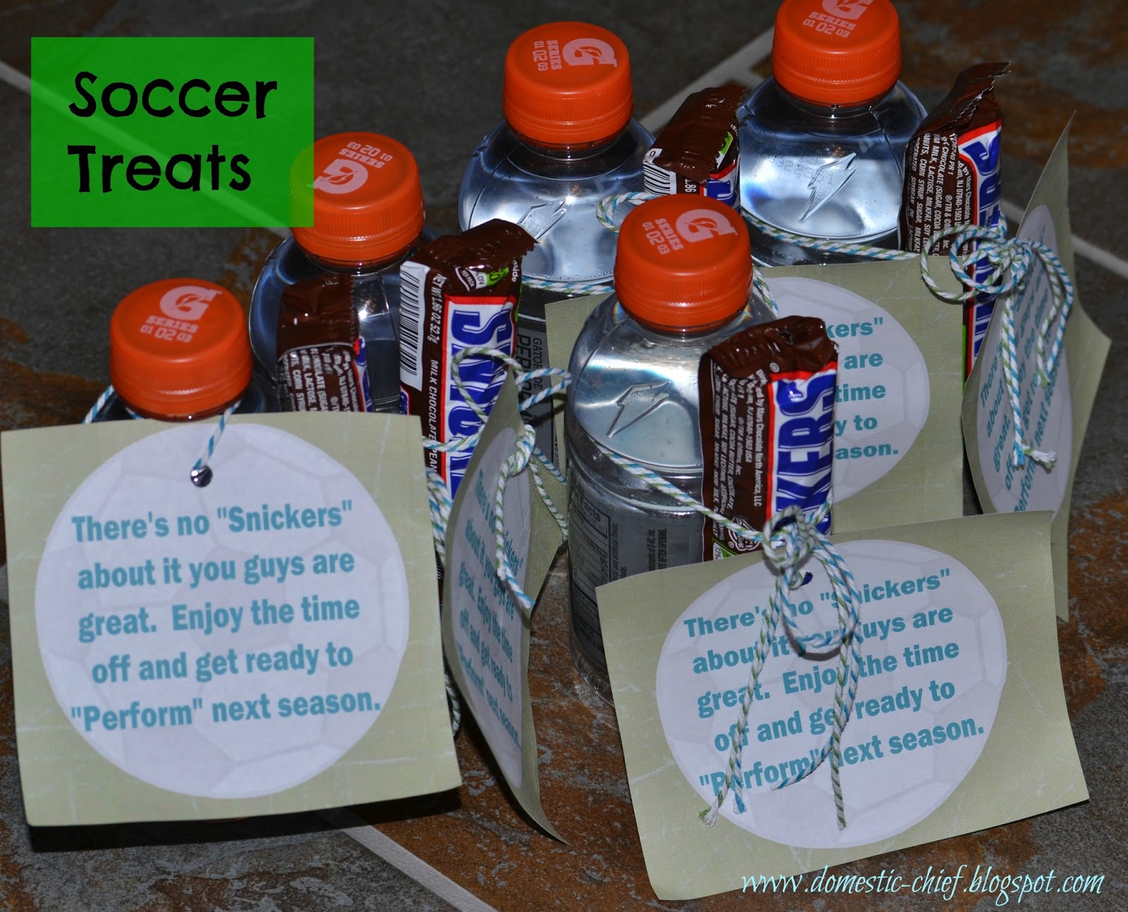 Chief Domestic Officer Soccer Treats