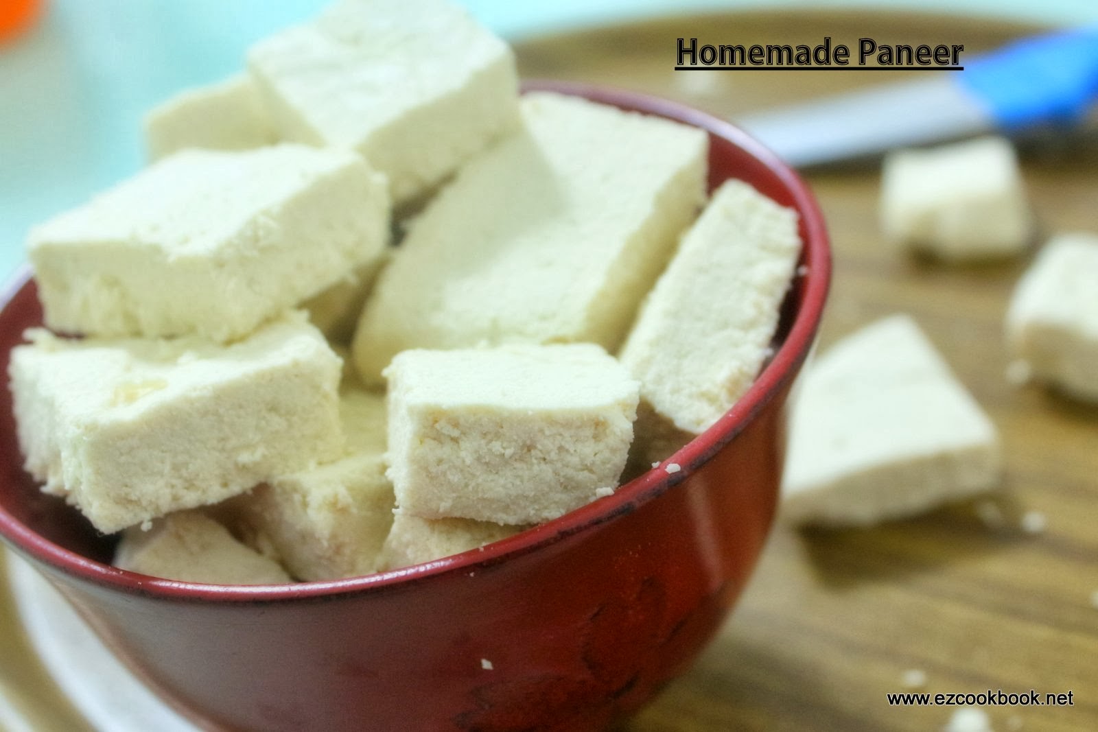 Ezcookbook Homemade Paneer How To Make Indian Cottage Cheese