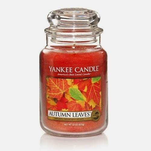 Andy's Yankees AUTUMN LEAVES Yankee Candle Feature
