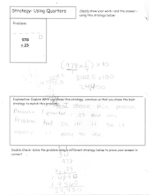 strategy multiplication choosing digit multi quarters using