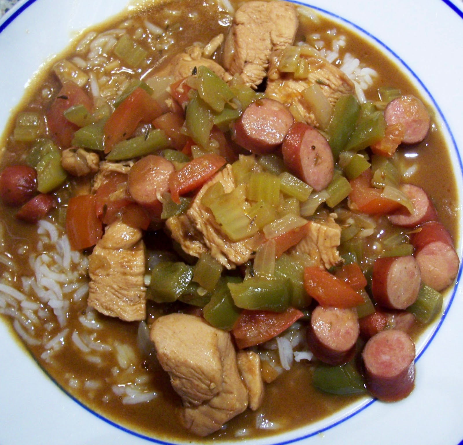 New Age Soul Food Chicken and Andouille Sausage Gumbo