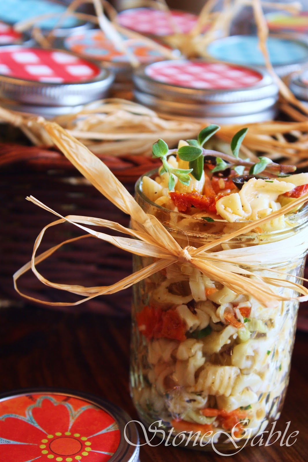 STONEGABLE PASTA SALAD IN A JAR StoneGable