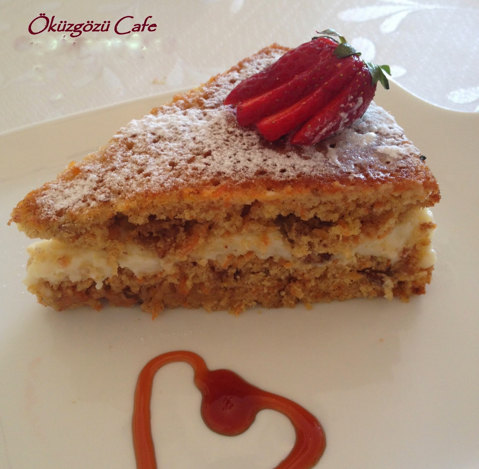 Öküzgözü Cafe KREMALI HAVUÇLU KEK