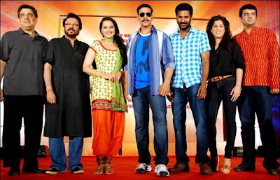 akshay kumar, sonakshi sinha, prabhu deva