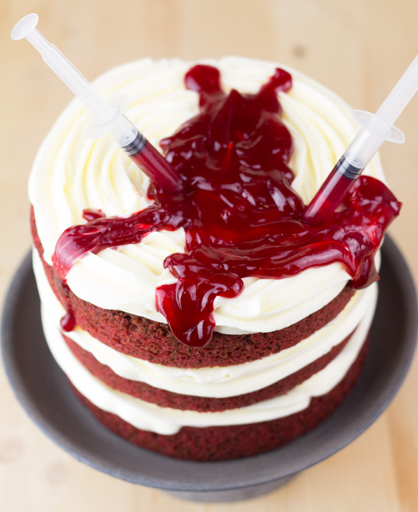 Objetivo: Cupcake Perfecto.: Red Velvet Sangriento (Ideas para Halloween,  primera parte)