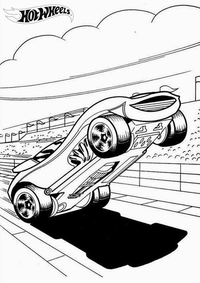 Hot Wheels Coloring Pages 6