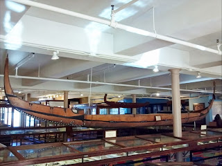 Solomon Island canoe at Peabody Museum
