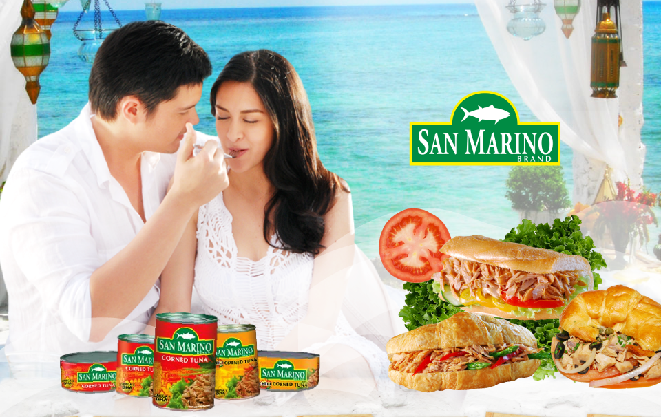 Love is in a San Marino tuna can