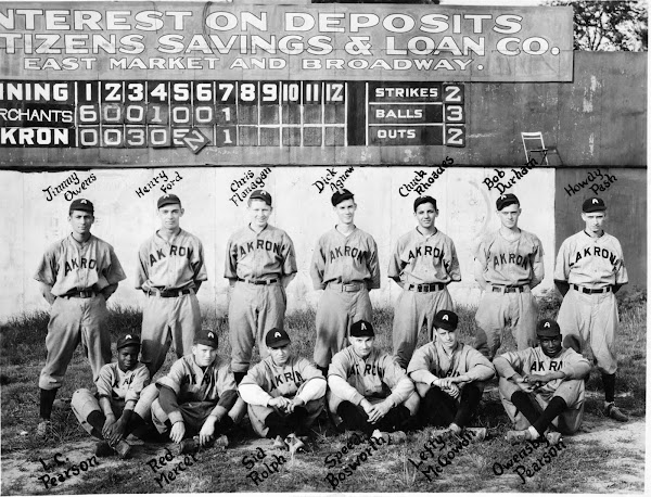 1931 Akron Baseball Team ~