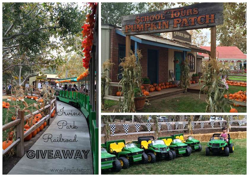 Win Irvine Park Railroad Pumpkin Patch Tickets to Activities, Bike