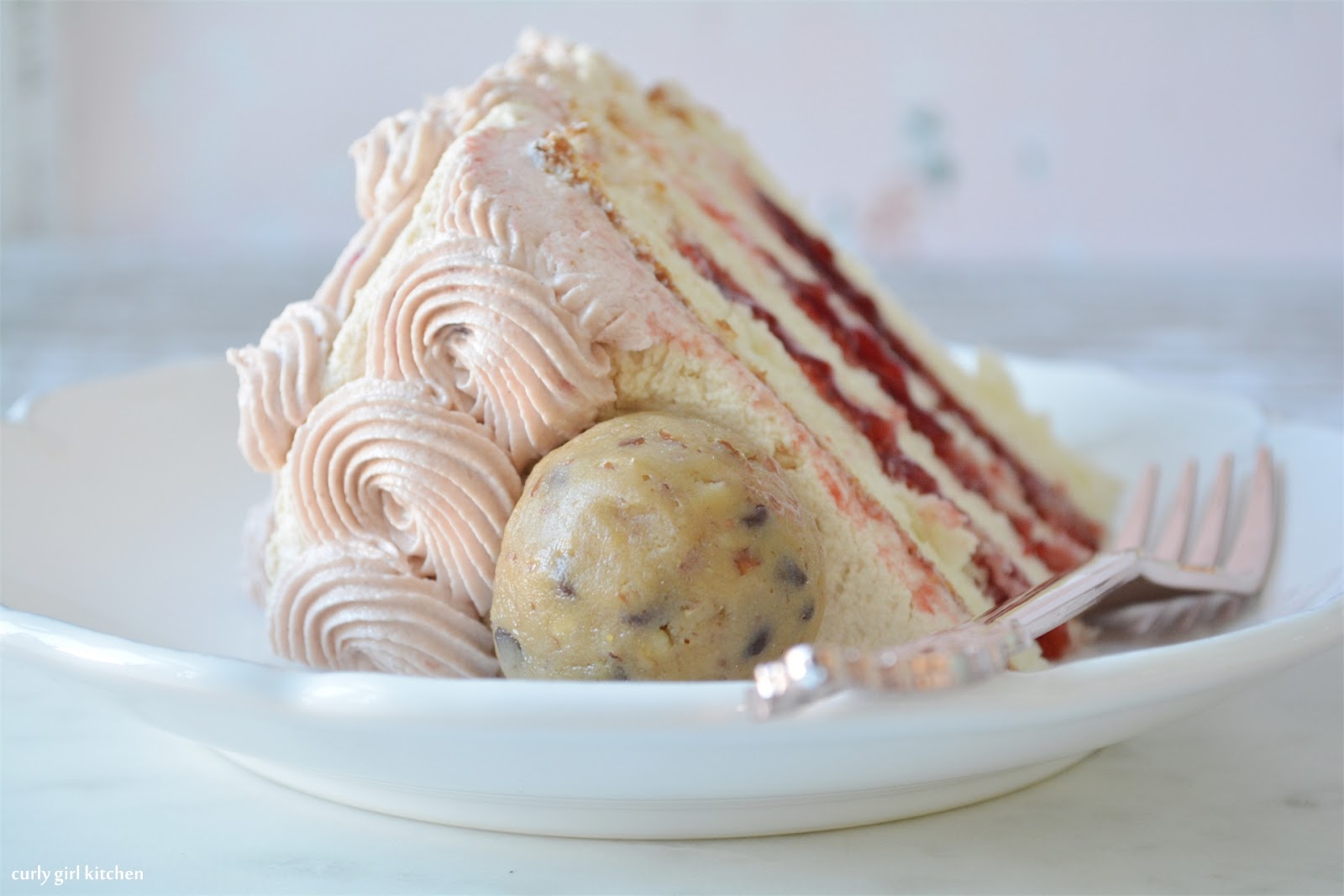 Curly Girl Kitchen Peanut Butter and Jelly Cake