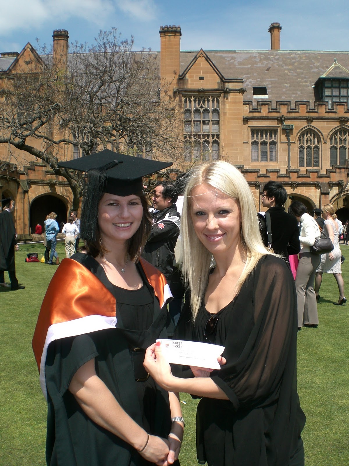 A Swedette in Sydney Graduation day!