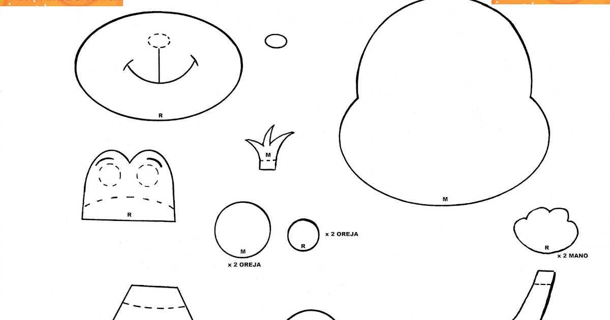 Goma Eva: Molde de monos