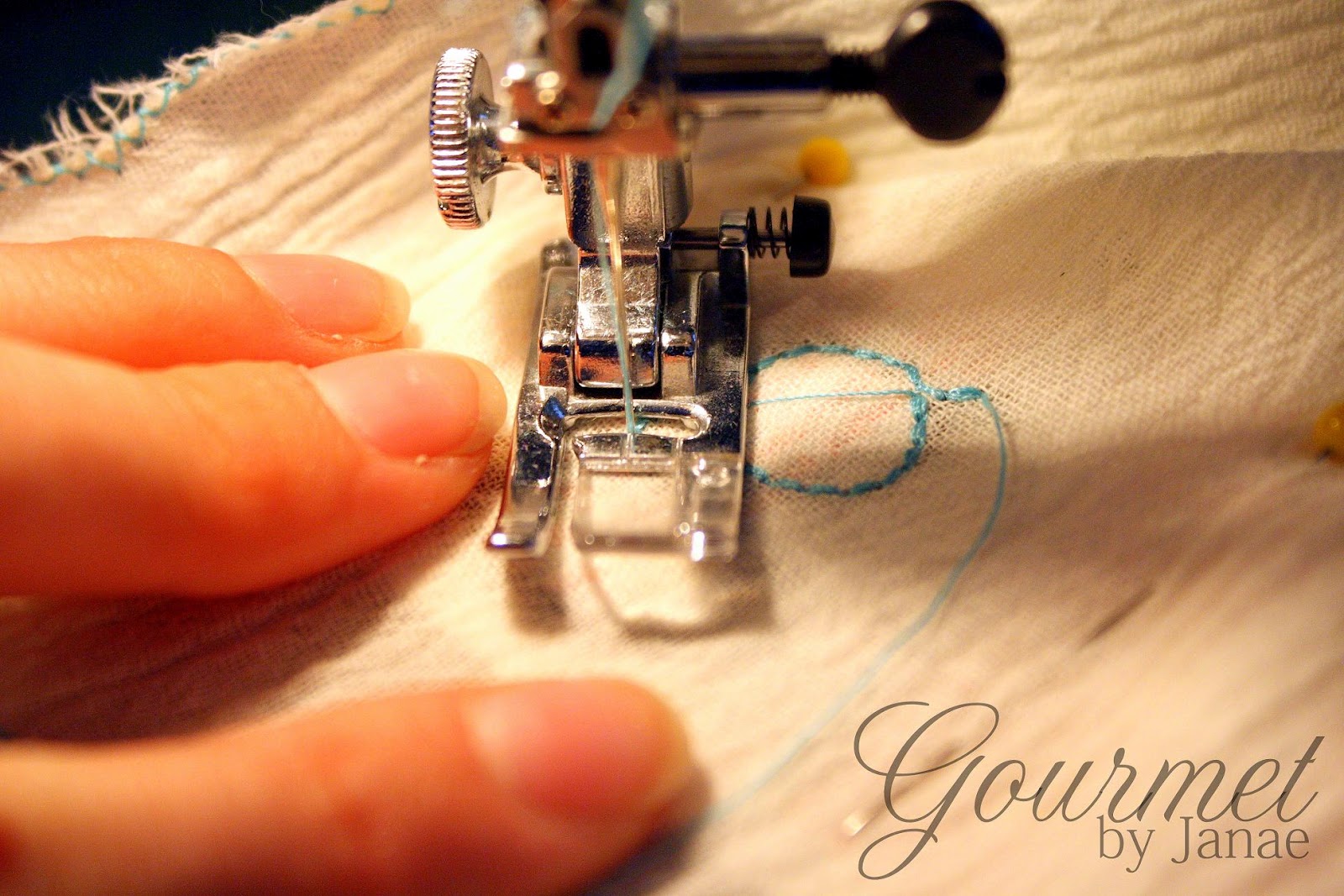 Gourmet by Janae Simple Personalized Cotton Baby Blanket