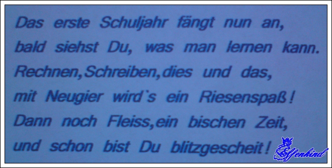 Elfenkind's Flohmarkt Schulanfang Einschulung