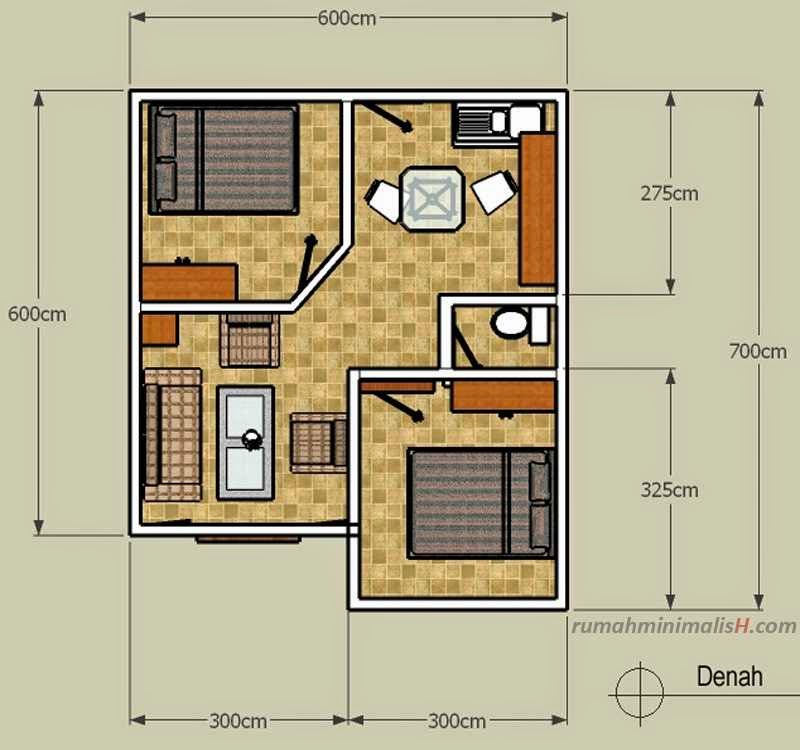 Desain denah Dapur Untuk Ruang Sempit Rumah Minimalis