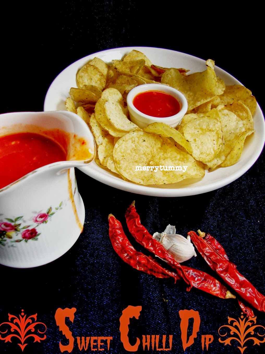 Merry Tummy Quick Sweet Chilli Dip With Kettle Chips