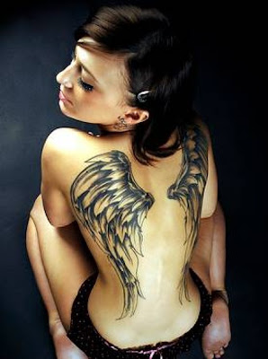 angel wings tattoo design