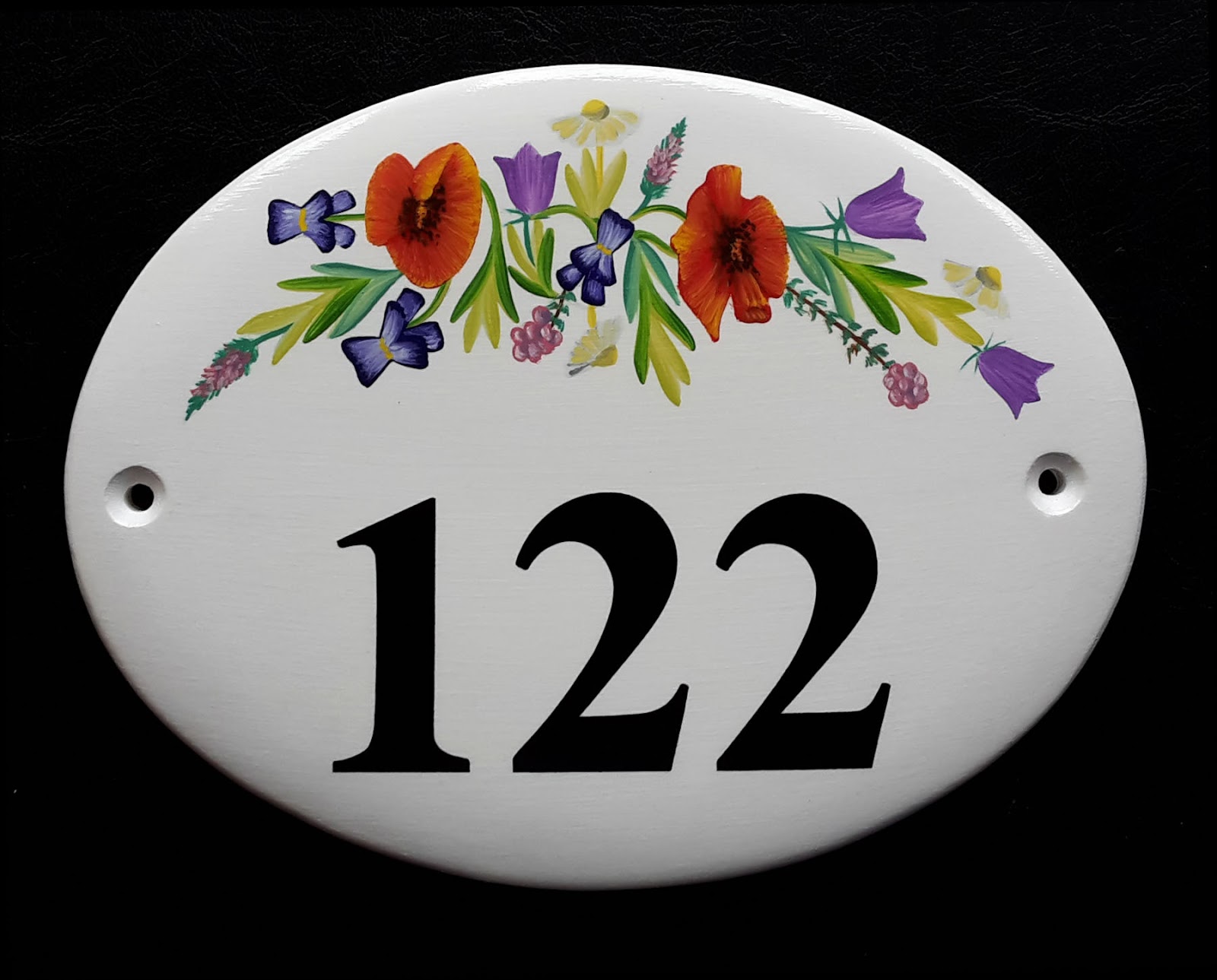 Hand Painted House Signs by Ceramic Art Hand Painted House Signs, Door