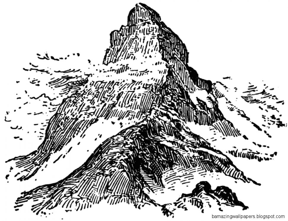 Mountain Peak Clipart Black And White The Wallpaper Screen Mountain Peak Clipart Black And White The Wallpaper Screen