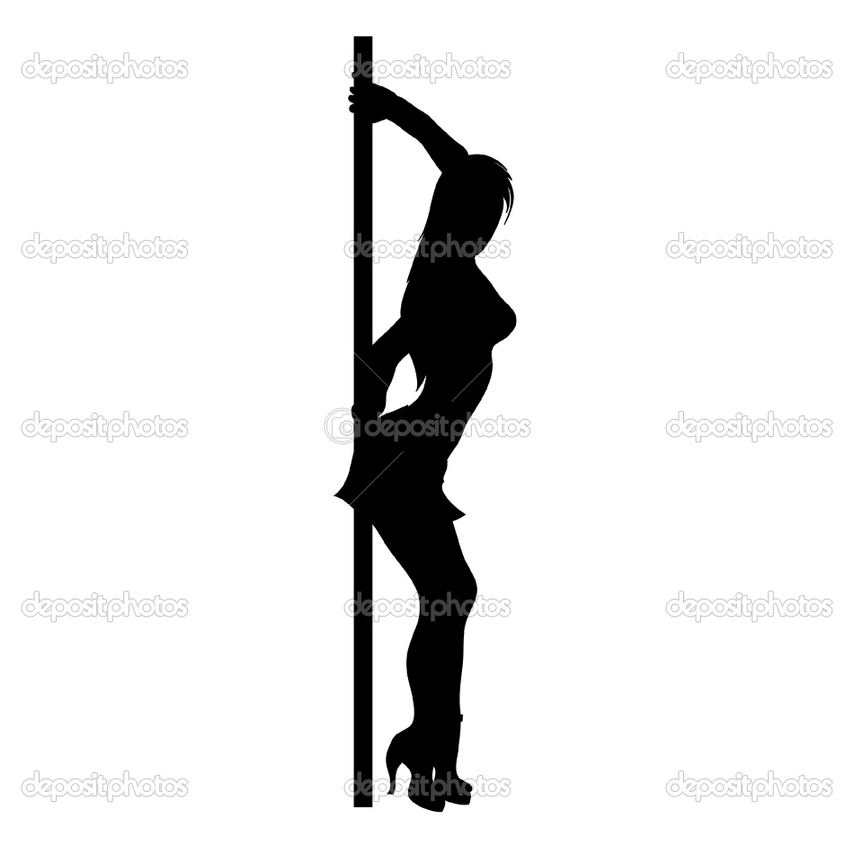 Pole Dance Silhouette