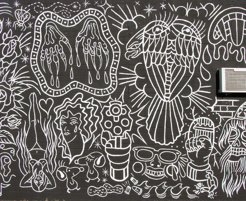 The Tucson Murals Project Tattooed wall