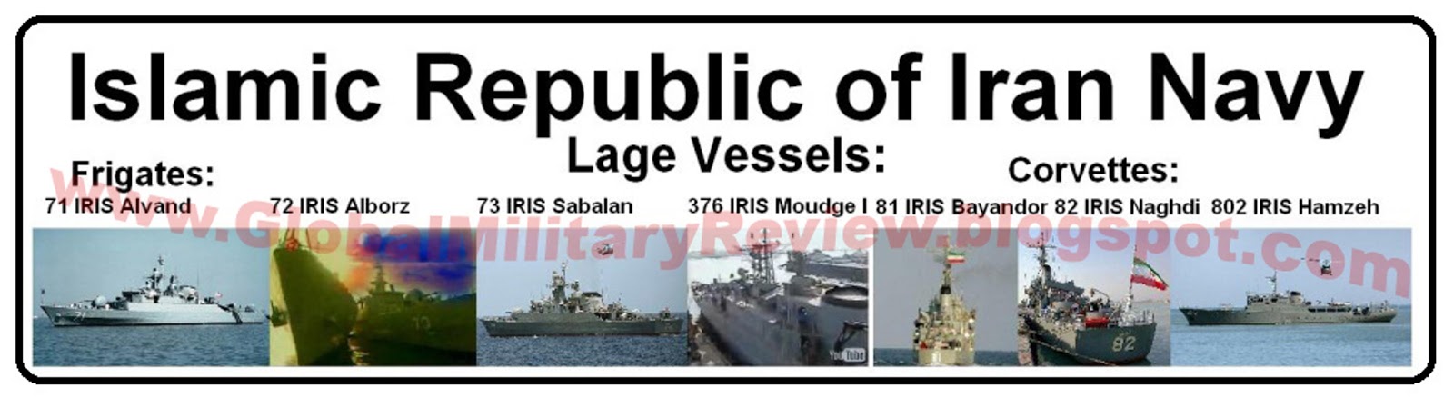 warhistory: Warships Of Islamic Republic of Iran Navy (IRIN)