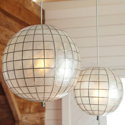 Restoration Hardware Capiz Shell Pendant Decor Look Alikes