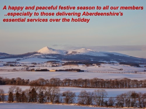Aberdeenshire UNISON wishes a happy and peaceful festive season to all our members