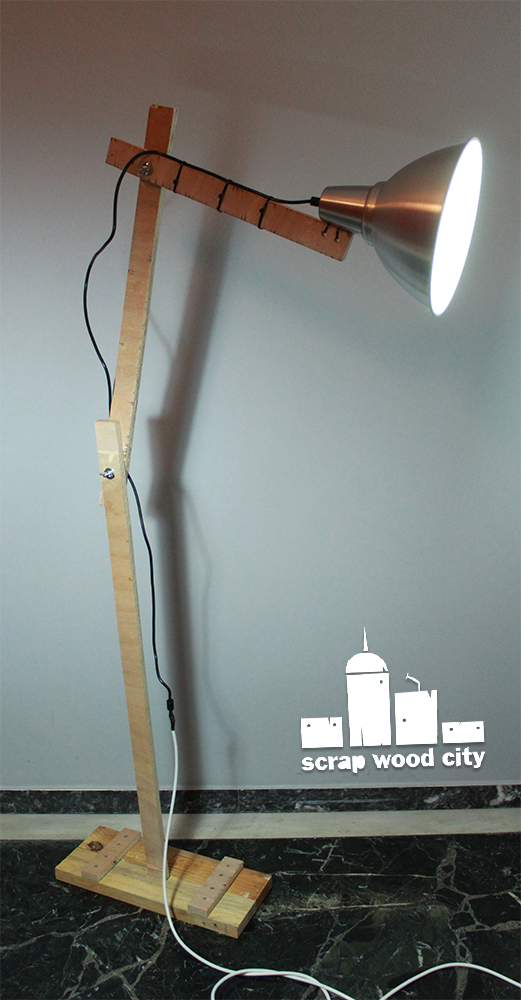 scrap wood city How to make a cheap wooden spotlight