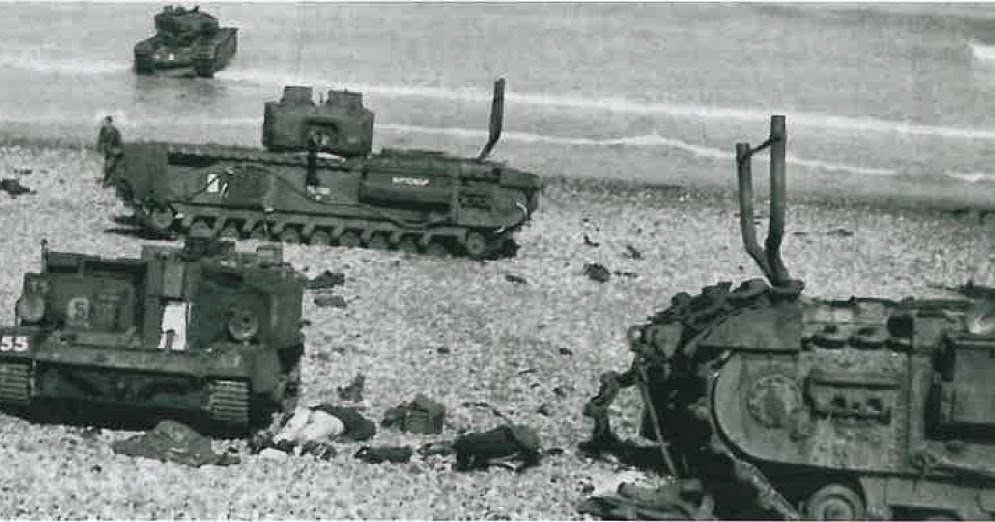 Allied Tanks and Combat Vehicles of World War II Dieppe Churchills