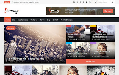 Domag Responsive Blogger Template