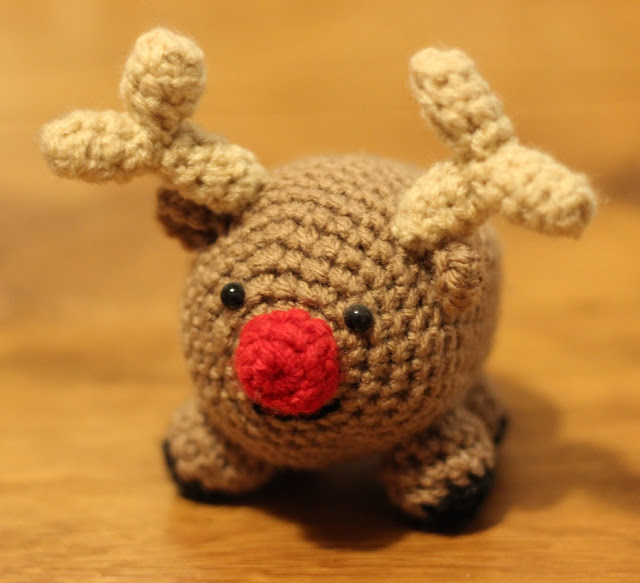 Christmas reindeer crochet