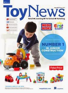 ToyNews 159 - March 2015 | ISSN 1740-3308 | TRUE PDF | Mensile | Professionisti | Distribuzione | Retail | Marketing | Giocattoli
ToyNews is the market leading toy industry magazine.
We serve the toy trade - licensing, marketing, distribution, retail, toy wholesale and more, with a focus on editorial quality.
We cover both the UK and international toy market.
We are members of the BTHA and you’ll find us every year at Toy Fair.
The toy business reads ToyNews.