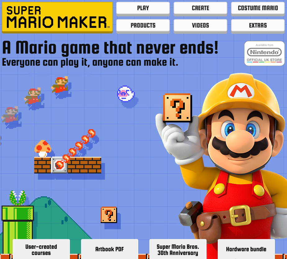 Super Mario Maker 2 terá multiplayer online e fases 3D - Outer Space