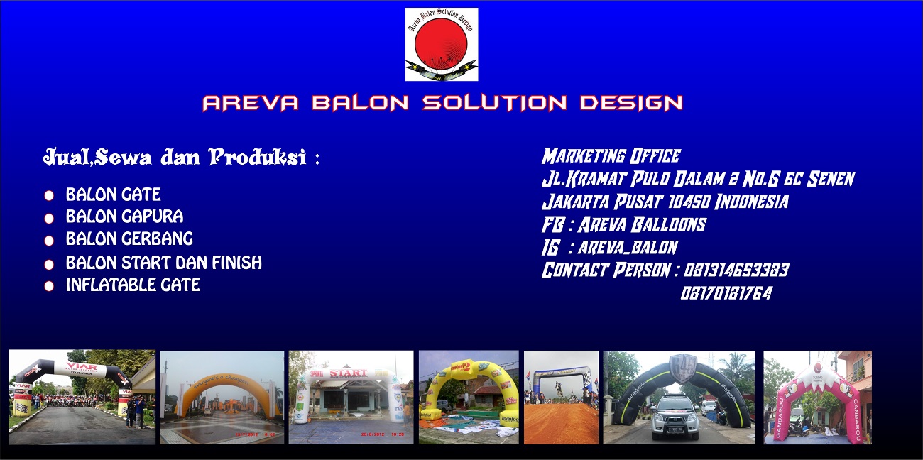 BALON GATE,BALON GAPURA,INFLATABLE GATE,BALON START-FINISH,BALON GERBANG