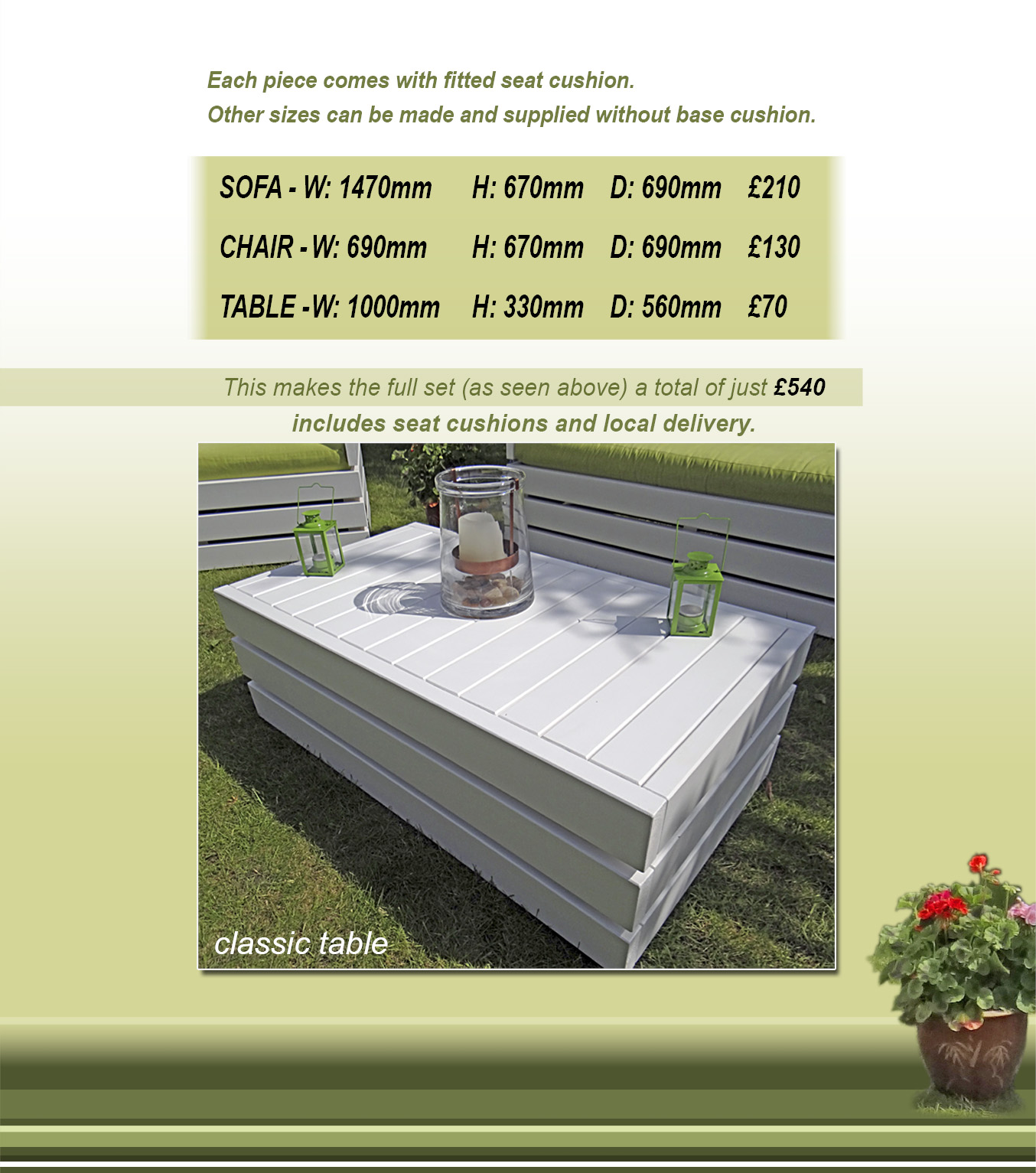 Contemporary Garden Furniture