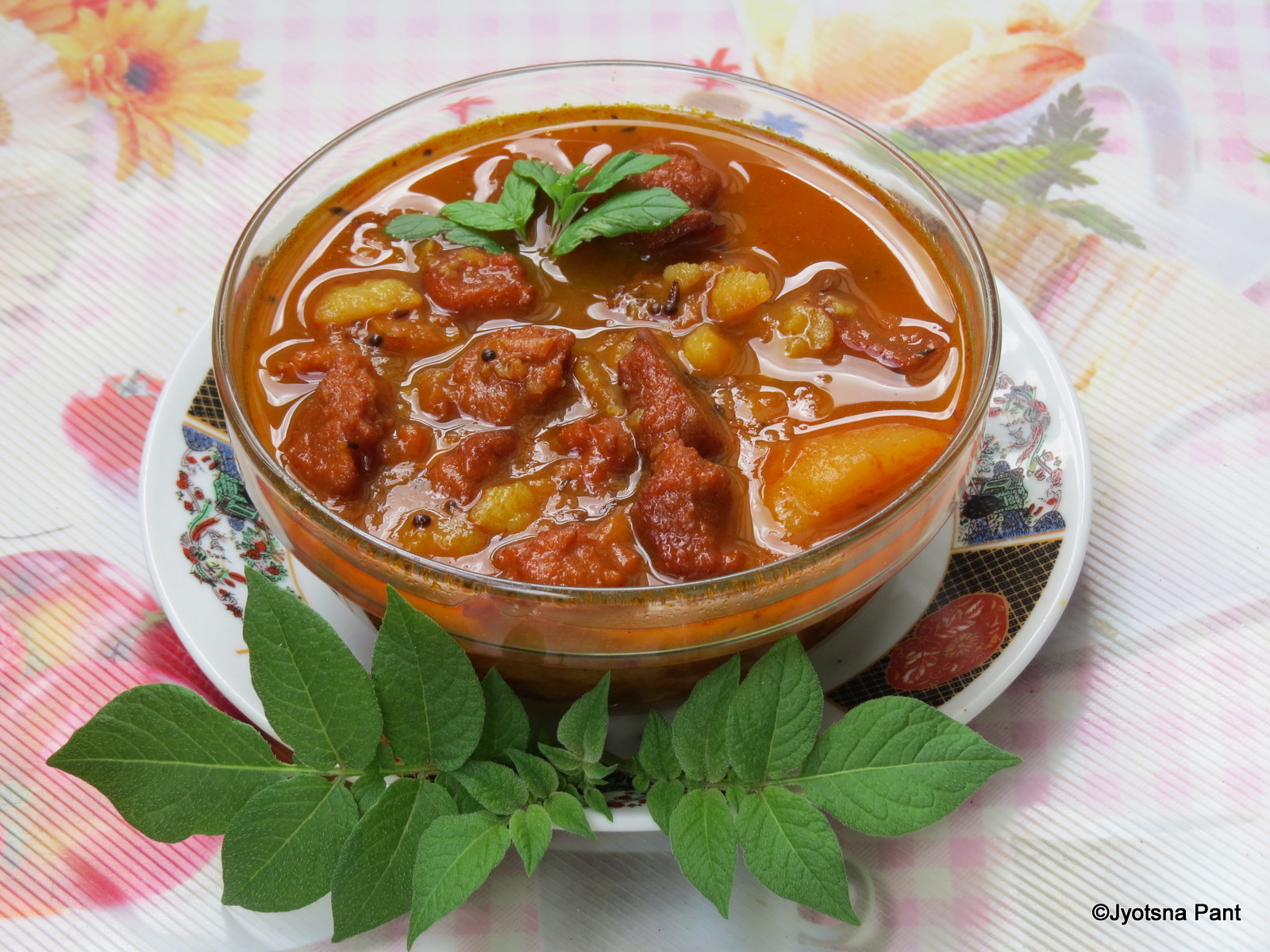 With Love from Mom's Kitchen Moongodi Ki sabji (Indian Savory from