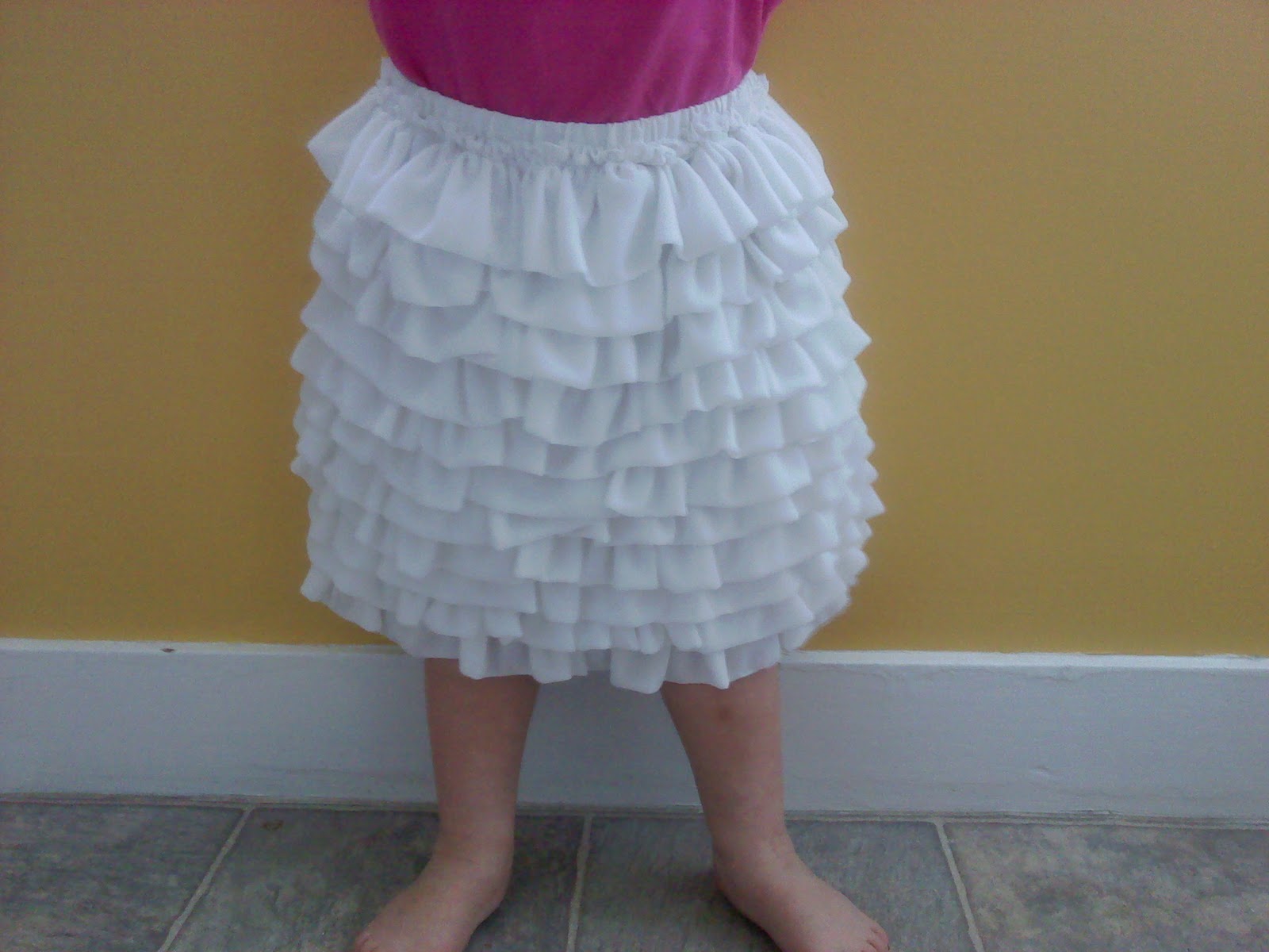 Sew Fantastic Basic Ruffle Skirt Part 1