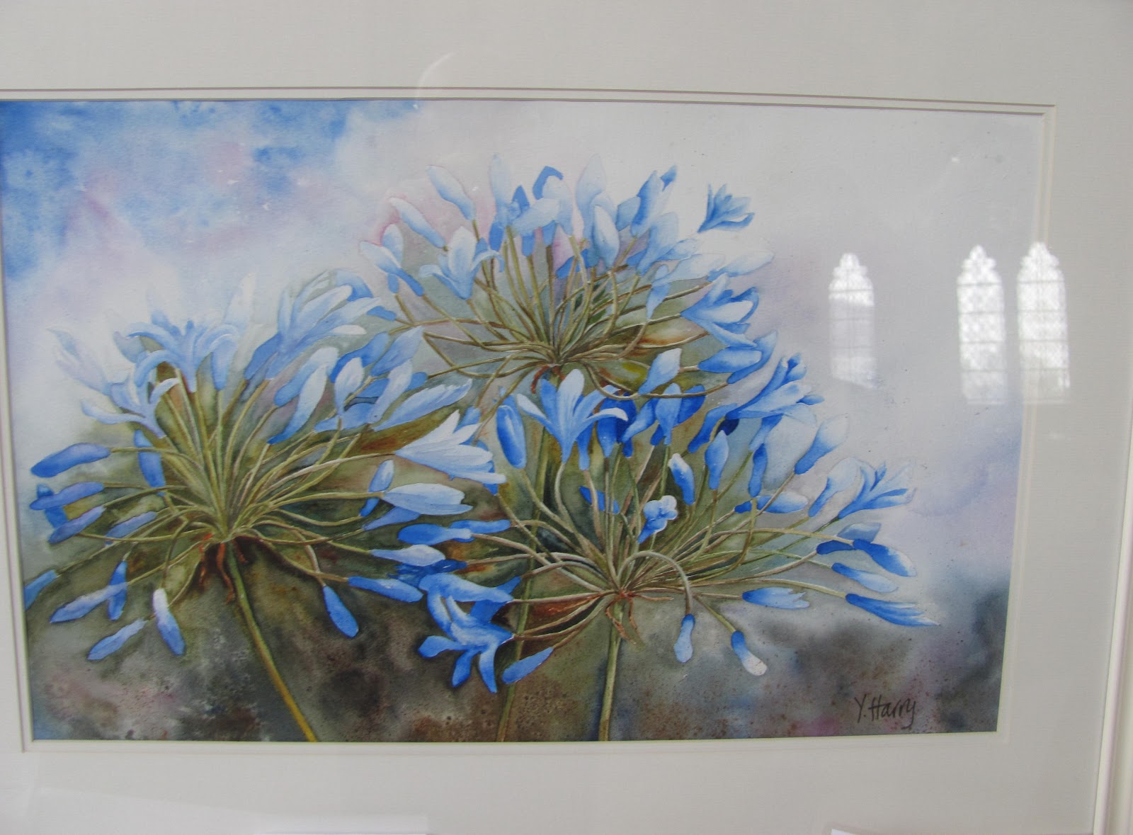 The Watercolour Log Yvonne Harry Exhibition Wells Cathedral